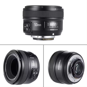 YONGNUO YN50mm F1.8 AF MF objectif à mise au point fixe à grande ouverture multicouche YN 50mm F1.8N pour appareil photo à cadre Nikon DSLR <span class=keywords><strong>FX</strong></span> DX - Product Image 2