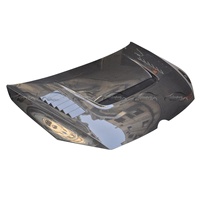 OLOTDI Style VRS, nouvelle couverture de moteur en fibre de carbone, VW Golf 7 GTI MK7.5, polissage haute brillance, moulage sous vide, carbone noir, style automobile