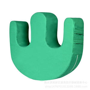 Almohada de apoyo en forma de U Hengshui, verde, transpirable, antiescaras, para el cuidado de las piernas de personas mayores, uso doméstico - Product Image 4