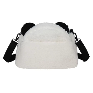 Bolsa de Hombro de Peluche Personalizable con Diseño de Panda de Dibujos Animados, Regalo de Cumpleaños para Niños - Product Image 5