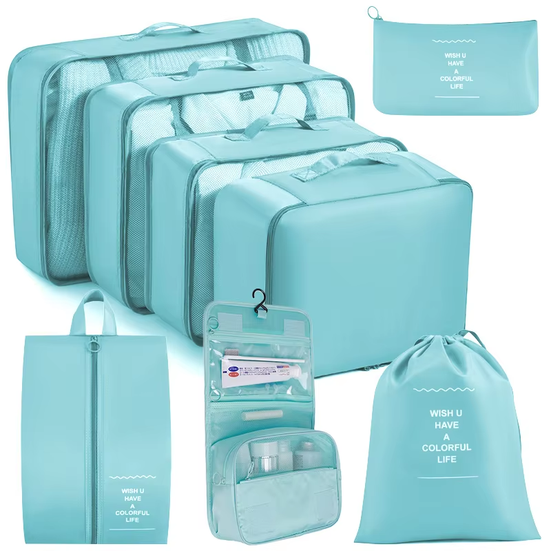 Blue Travel 8 pcs set