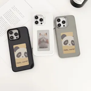 Dropshipping For Trending Products 4 Color DIY Mobile Cover Iphone 13 14 15 16 Pro Max Phone Case Nfc Cover