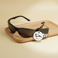 Étiquettes suspendues en papier pliées personnalisées avec symbole bifocal, étiquettes de prix de qualité supérieure pour lunettes de soleil avec cordon pour lunettes
