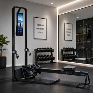 Système d'entraînement de force intelligent <span class=keywords><strong>motorisé</strong></span> <span class=keywords><strong>pour</strong></span> salle de sport à domicile, avec écran tactile HD 21 pouces et capteur de mouvement 3D, <span class=keywords><strong>pour</strong></span> la maison et le bureau - Product Image 1