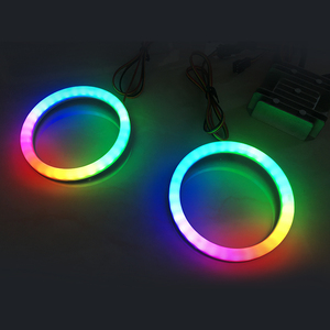 Kit d'anneaux halo LED RGBW ADT RF Control pour voiture, effet de poursuite, haute qualité, en coton, pour E90 X3 X7 - Product Image 6