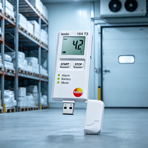 Enregistreur de données de température USB Testo 184, Plug and Play, Génération automatique de rapports, Surveillance des transports en chaîne du froid - Product Image 4
