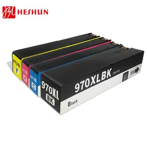 Heshun 970 970xl 971 971xl Compatible Inkjet Hp Officejet For Hp X476dnmfp X476dwmfp X551dw X451dn Printer Ink Cartridge