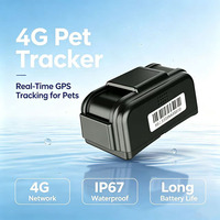 Collier de suivi GPS pour chien avec alarme de batterie faible, capacité 4000 mAh, historique des itinéraires, appels bidirectionnels, pour la chasse