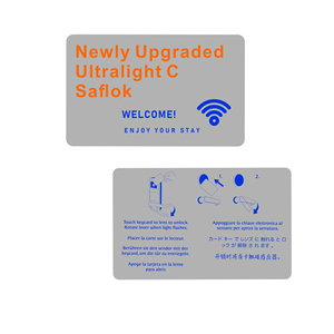 Tùy chỉnh in Pvc Sọc từ <span class=keywords><strong>Proximity</strong></span> thẻ khóa thông minh cho khách sạn 13.56Mhz 1K RFID cửa mở IC điện thông minh Thẻ khóa - Product Image 2