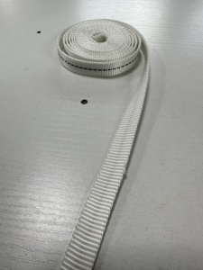 100% 버진 폴리에스터 섬유 웨빙 프리미엄 필라멘트 솔리드 스타일 난연 및 방적 사용을위한 표백 패턴 - Product Image 6