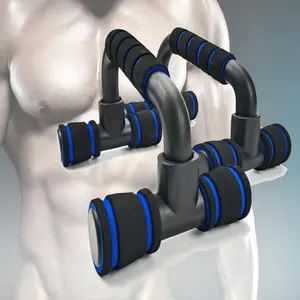 Multifuncional H forma aço push up suporte barras paralelas conjunto fitness equipamentos para treinamento de força