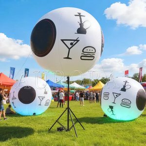 Led đứng ánh sáng Giảm giá Lớn Inflatable bóng Tripod Balloon Bracket cho quảng cáo ngoài trời Oxford in kỹ thuật số - Product Image 1