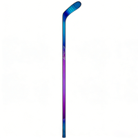 Bâton de hockey en fibre de carbone de haute qualité, construction monobloc personnalisée, adapté aux niveaux SR, INT, JR