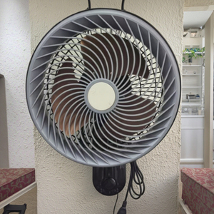 Ventilateur de circulation d'air gris de 9 pouces haut de gamme avec télécommande en plastique, minuterie, installation facile, moteur en aluminium, lumière intégrée, usage domestique, haute performance - Product Image 6