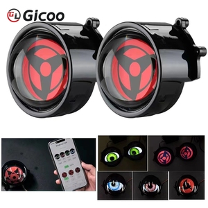 Luces LED Dinámicas para Auto de 3 Pulgadas, Ojo de Diablo, 12v, con Control Remoto, Kits de Reequipamiento de Faros Delanteros, Accesorios para Auto - Product Image 2