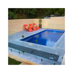 بريما السور 316L بوابة حمام السباحة زجاج مستطيلة إلى الزجاج المشبك حديدي الأجهزة جدار إلى الزجاج قابل للتعديل مأزق