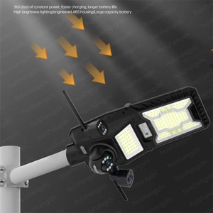 Eseecloud Foldable 3Lens Solar Street <b>Light</b> with Camera Outdoor IP PTZ CCTV 4G Solar WiFi <b>Wireless</b> Security Surveillance Cameras - Product Image 6