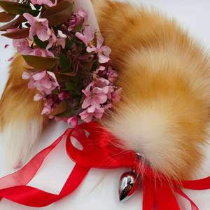 Plug anal en peluche <span class=keywords><strong>Corgi</strong></span> avec queue de renard en cristal, plug anal de grande taille, sortie d'usine - Product Image 6