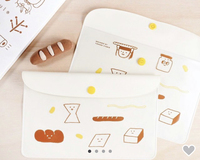 Enveloppes de classement en plastique PVC format A4 avec poche pour étiquette et bouton, sacs de documents transparents en PP colorés pour l'organisation à domicile ou au bureau