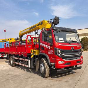 5-7 Sektionen Kranaufbau-LKW 8 Tonnen Kran-LKW Fahrbarer Abschleppwagen mit Kran - Product Image 3