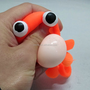 Jouet sensoriel à bille collante KEHUI, jouet à presser coloré, balle <span class=keywords><strong>YOYO</strong></span> Poisson Rouge, balle gonflable pour enfants, best-seller - Product Image 2