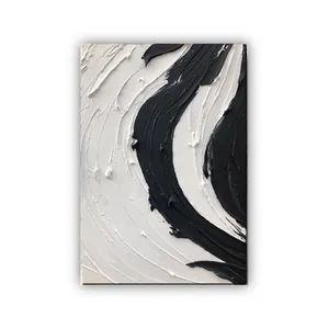 Акриловая абстрактная современная картина в рамке ручной работы на холсте