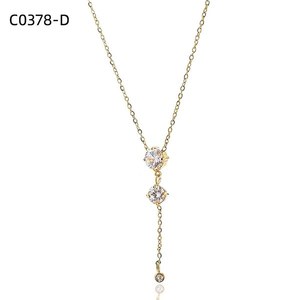 สร้อยคอแฟชั่น C0378 สำหรับผู้หญิง เครื่องประดับคุณภาพสูง - Product Image 2