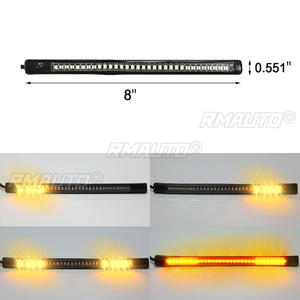 Bande lumineuse de sécurité pour moto 12V, 32 LED, feu arrière, clignotant, flexible, lampe de signalisation pour moto - Product Image 6