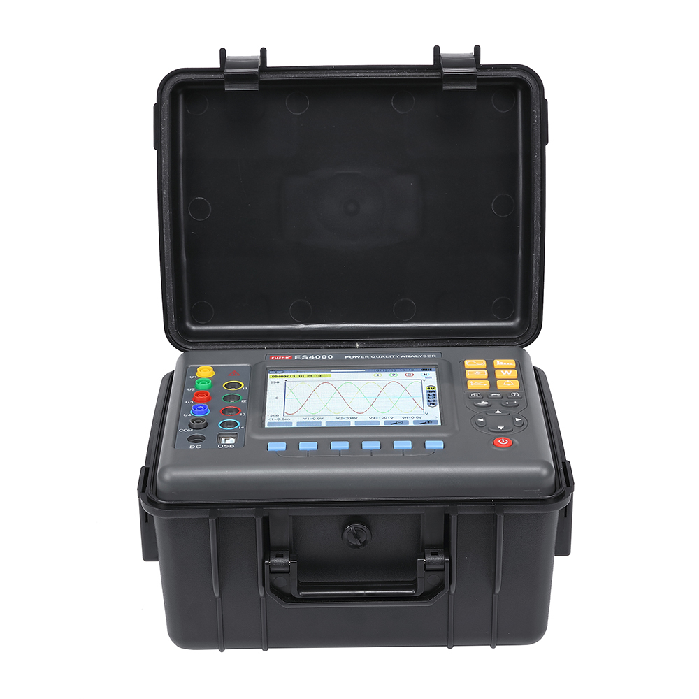 High Resolution ES4000  portable smart power quality analyzer For power grid maintenance