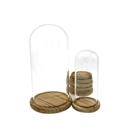 Cloche en verre borosilicate pour plantes et légumes de grande taille - Haute résistance à la chaleur - Décoration d'intérieur - Diwali - Pâques - 30/35/40 cm