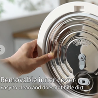 Cuisinière à riz électrique multifonctionnelle intelligente à faible teneur en sucre, 600 W, capacité de 3 L, avec fonction de maintien au chaud.