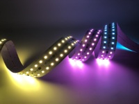 Bande LED DMX Flex en panneau compact RGBW 16M, adressable RGBIC, à effet de poursuite, pour éclairage de pixels et rétroéclairage de comptoirs en marbre/onyx