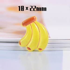 CHENXI Cabochons en résine à dos plat, motifs fruits et légumes, breloques pour DIY, décoration de coques de téléphone et de cheveux - Product Image 5