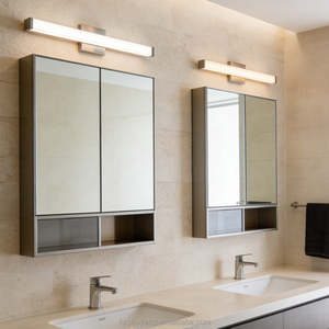 Éclairage <span class=keywords><strong>de</strong></span> <span class=keywords><strong>miroir</strong></span> <span class=keywords><strong>de</strong></span> <span class=keywords><strong>salle</strong></span> <span class=keywords><strong>de</strong></span> <span class=keywords><strong>bain</strong></span> IP54, lumière LED pour meuble-lavabo en acrylique, conforme aux normes pour les lieux humides, lampes murales intégrées - Product Image 3