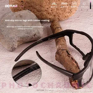 Gafas de Ciclismo Fotocromáticas con Espejo, Protección UV400, Resistentes al Viento y la <span class=keywords><strong>Arena</strong></span>, para Deportes al Aire Libre - Product Image 5