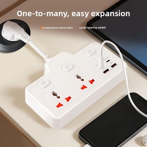 <strong>Plug</strong> Extension Multi <strong>Plug</strong> Extension <strong>Sockets</strong> with USB <strong>Wall</strong> <strong>Plug</strong> Adapter 3 Way Turn 1 Into 2 Power Extension Adapter - Product Image 4