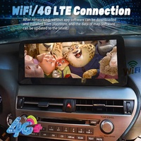 Reproductor Multimedia para Automóvil con Pantalla Android 13 de 256 GB y 12.3 Pulgadas, CarPlay para Lexus RX RX270 RX350 RX450H 2009-2015, Unidad Principal con GPS
