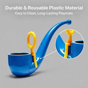 Jouet à bulles pour enfants, souffleur de bulles en plastique, durable, facile à nettoyer, cadeau original pour les jeux en plein air, les fêtes et les divertissements - Product Image 5