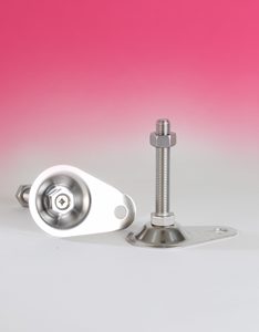 Perno de Nivelación Serie HARMONIE A (Anchor) de Hierro P10 con Acabado Cromado Trivalente, Rosca Métrica, Grado Estándar - Product Image 2