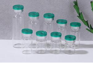 Poudre lyophilisée de peptides en flacons en verre avec bouchon en plastique à sertir, emballage stérile de haute qualité, soins de beauté - Product Image 3