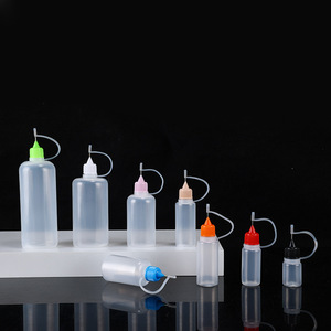 Empty10ml 20ml 30ml 50ml 100ml 120ml Tự Làm Thủ Công Sơn PE nhựa ống nhỏ giọt chính xác Applicator Bóp keo kim tip - Product Image 1