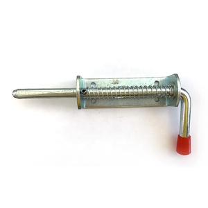 SAL Loquet de porte Lot de 2 Loquets de Porte en Acier Inoxydable - Serrure de Porte à Ressort