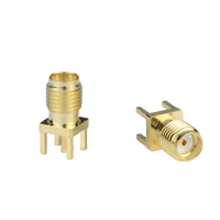 Conector Coaxial SMA-KE SMA Hembra RF, Conector Parcial de Pines SMA-KF