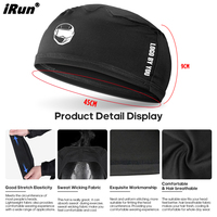 SunFei IRun Gorro de Motocicleta Unisex con Logotipo Personalizado, Camuflaje, Alta Elasticidad, Forro de Casco, Tejido de Punto Absorbente de Sudor