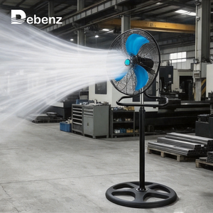 Ventilador de Pedestal Portátil Debens, de Uso Industrial y Exterior, con Enfriamiento por Aire y Viento Fuerte - Product Image 5