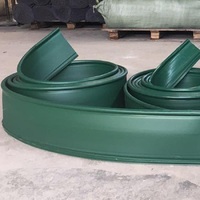 Bordures de jardin rectangulaires de luxe Sunsbuild, en PE flexible, résistantes aux intempéries, couleur personnalisée, certifiées CE et RoHS.