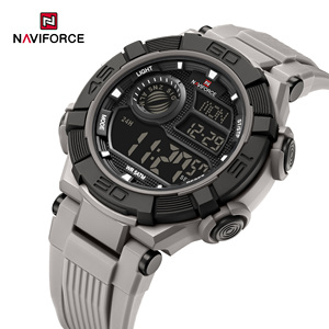 นาฬิกา NAVIFORCE รุ่น 7131 ใหม่ล่าสุด หน้าปัด LCD ดิจิตอล ของแท้ กันน้ำ 5 ATM กระจกอะคริลิค นาฬิกาข้อมือสุดหรู - Product Image 6