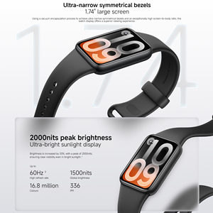 Per <span class=keywords><strong>Xiaomi</strong></span> <span class=keywords><strong>Smart</strong></span> Band 10 Pro, Display AMOLED da 1,74'', BT5.4, Fino a 21 Giorni di Autonomia, Monitoraggio Salute 24H, Impermeabile 5ATM - Product Image 3