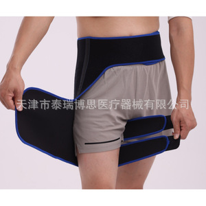 Attelle de fixation de la hanche Rush To The Rescue, taille unique, stabilisateur en polyester noir pour la protection de la taille, unisexe, universel - Product Image 2