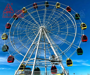 Hermosa <span class=keywords><strong>Rueda</strong></span> de la <span class=keywords><strong>Fortuna</strong></span> para Exteriores, Atracción de Parque de Diversiones, Juego Infantil para Parques de Juegos - Product Image 2